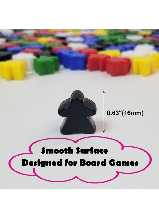 AiFanS 144 Pieces Meeples Game Tokens - Opaque Board Game Pieces in 6 Colors, Perfect for Board Games, with Convenient Portable Storage Box - Image 3
