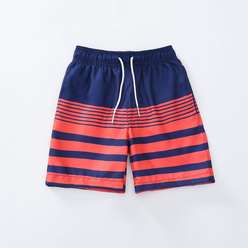 New Boys Casual Beach Pants Children'S Intranet Holiday Loose Lace-Up Adjusting Thin Sports Shorts - Image 1
