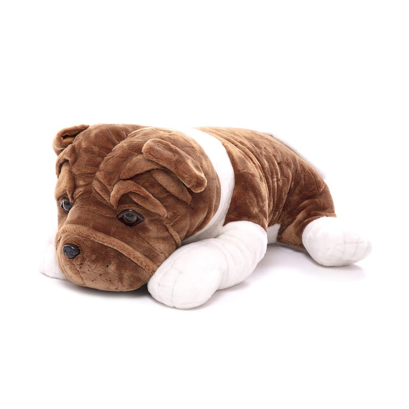 Plushland Realistic Stuffed Animal Toys Puppy Dog, Holiday Plush Figures for Kids, Babies to Play with (Bulldog 10") - Image 2