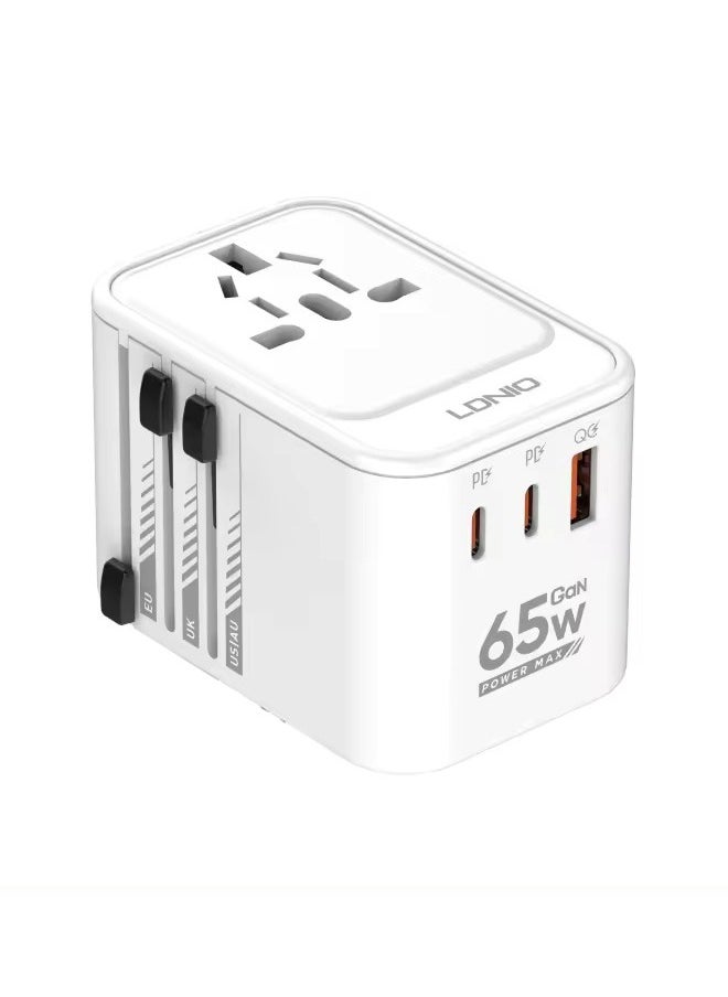 65W Universal Travel Adapter International Plug Adapter With 2 USB -C Fast Charging All In One Worldwide Wall Charger UK US AUS EU - pzsku/ZC56146814C04C019DA8EZ/45/_/1726727051/75ef2b72-506f-48c7-97f8-9cccb2a42cfd