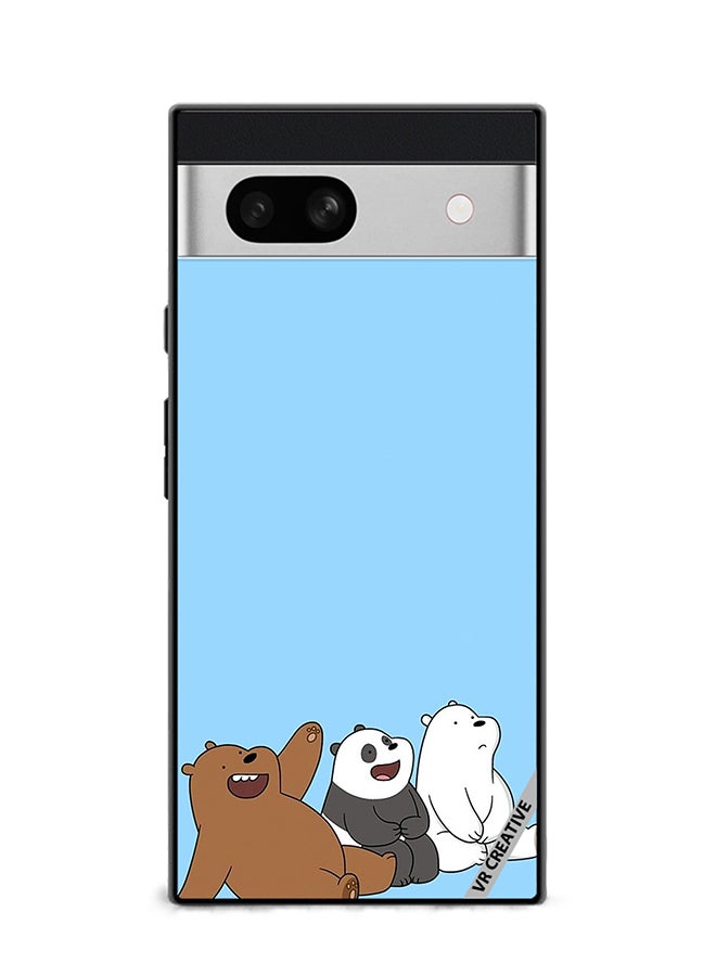 VR CREATIVE Protective Case Cover For Google Pixel 7a Tom And Jerry Angel Design Multicolour - Image 1