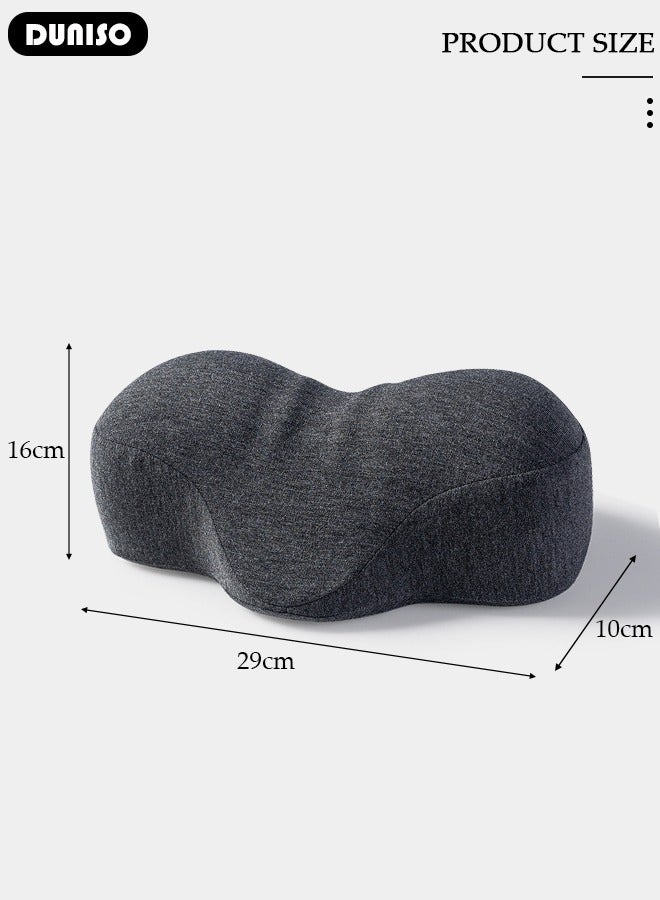 DUNISO Ergonomic Orthopedic Neck Support Pillow, Cervical Pillow for Shoulder and Neck Pain Relief, Memory Foam Neck Pillow for Side Back Stomach Sleeping - Image 5