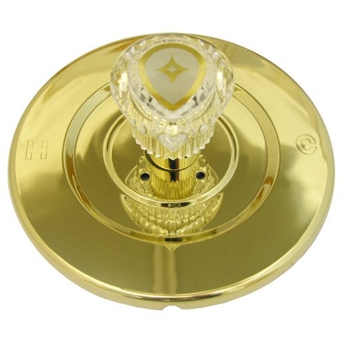 Simpatico 31661P Moen Shower Chateau Series Trim Kit With Brass Escutcheon Screws Tube And Handle, Polished Brass Pvd, Pack of 1 - Image 3