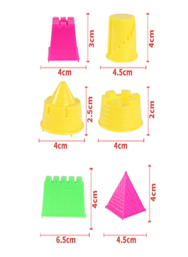 MARMIX Moving Sand of 500 gm tub Play Set Beach molds Kids Moving Dough with Tools- Multi Color - Image 4