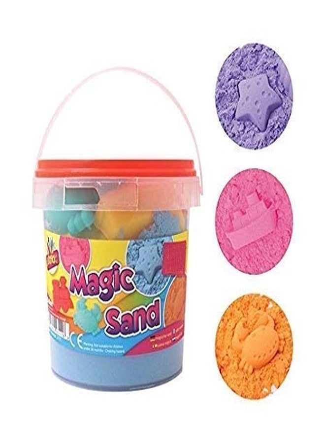 MARMIX Moving Sand of 500 gm tub Play Set Beach molds Kids Moving Dough with Tools- Multi Color - Image 2