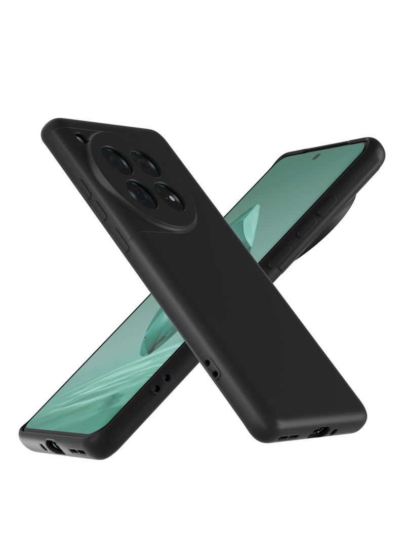 BORTONY OnePlus 12 5G Case Cover Soft Silicone TPU Lightweight Shock Protective Cover with Camera Protection Designed for OnePlus 12 5G - Image 1