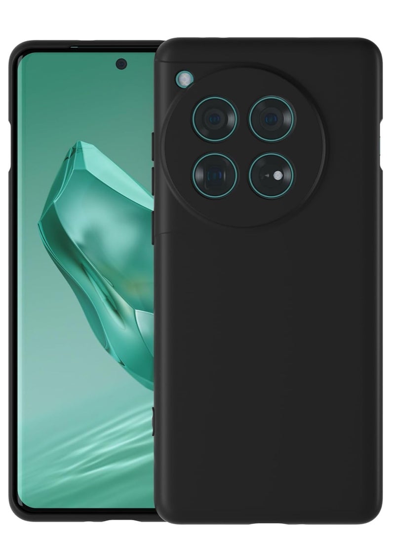 BORTONY OnePlus 12 5G Case Cover Soft Silicone TPU Lightweight Shock Protective Cover with Camera Protection Designed for OnePlus 12 5G - Image 2