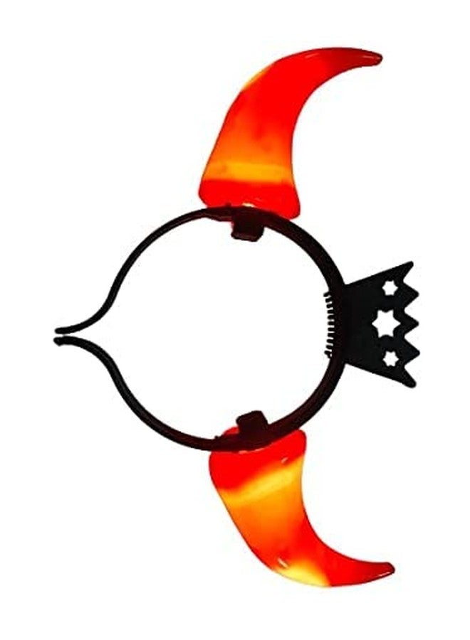 Selibration Light-Up Devil Horns Pattern Crowns Headband For Kids, Halloween Party, Fancy Dress, Headdress For Kids, Bachelorette Party, Party And Event Supplies (Pack Of 2pcs) - Image 5