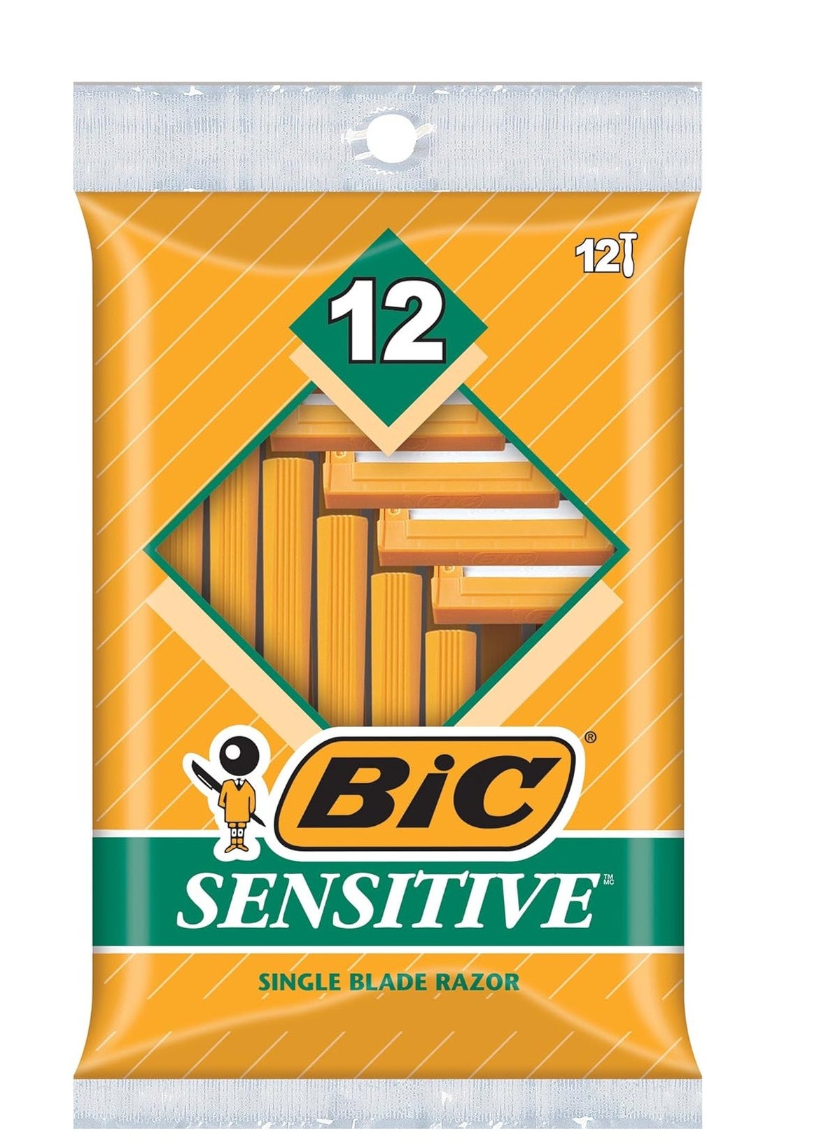 Bic Razor Dubai Bic BIC Single Blade Razor, Sensitive, 12 ct | Best Price UAE | Dubai ...