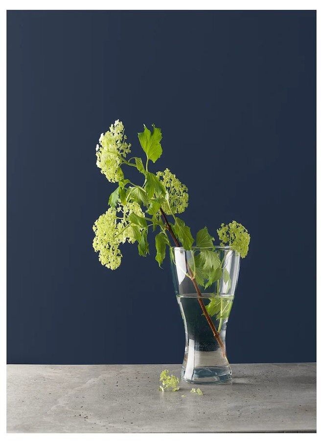 ماركة غير محددة مزهرية, زجاج شفاف, 20 سم  - Image 3