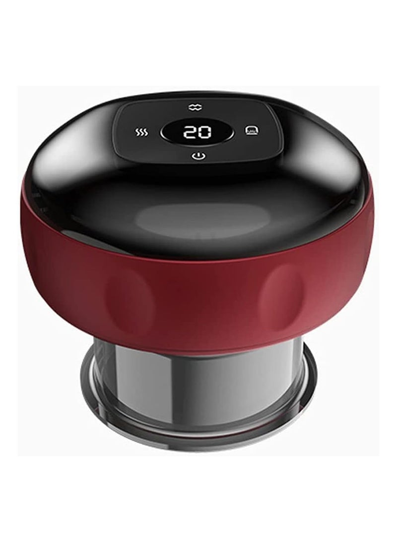 Electric Cupping Massager, Electronic Cupping Therapy Set, 3 In 1 Cupping Set, Cellulite Massager, 12-gear Red Light Heating, for Cupping, Scraping and Massage - Image 1