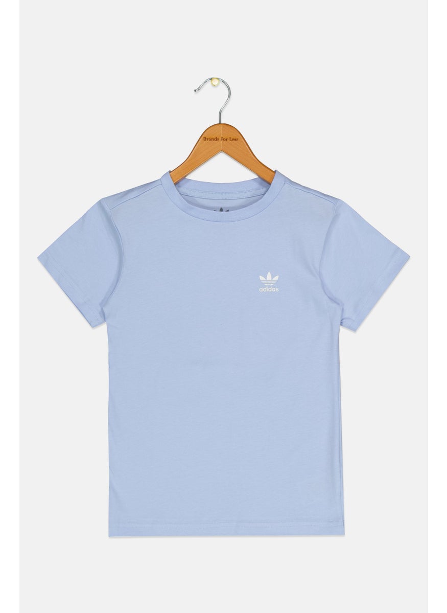 adidas Originals Kids Girl Sportswear Fit Short Sleeves Outdoor T-Shirt, Lavender  - Image 1