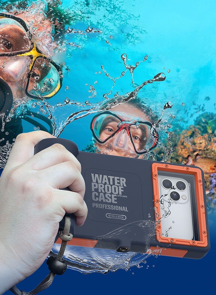 general Underwater Snorkeling Diving Phone Case for Phone 16/15/14/13/12/11 Pro Max/XR/XS/X .[50ft/15m] Professional Scuba Dive Waterproof Case Underwater Photo Video - Image 2