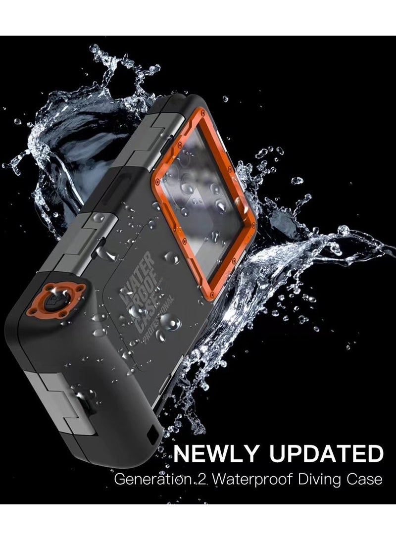 general Underwater Snorkeling Diving Phone Case for Phone 16/15/14/13/12/11 Pro Max/XR/XS/X .[50ft/15m] Professional Scuba Dive Waterproof Case Underwater Photo Video - Image 4
