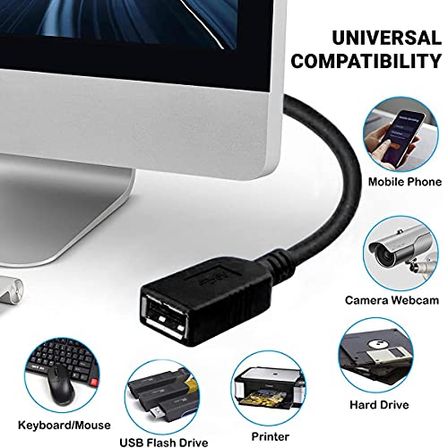 iMBAPrice USB 3.0 Extender - 15ft SuperSpeed USB A Male to A Female Extension Cable (Black) - Image 4