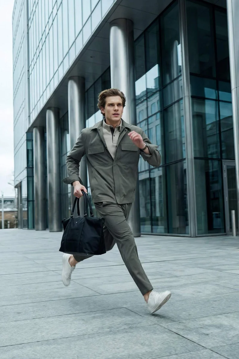 ديفاكتو Regular Fit Long Sleeve Overshirt