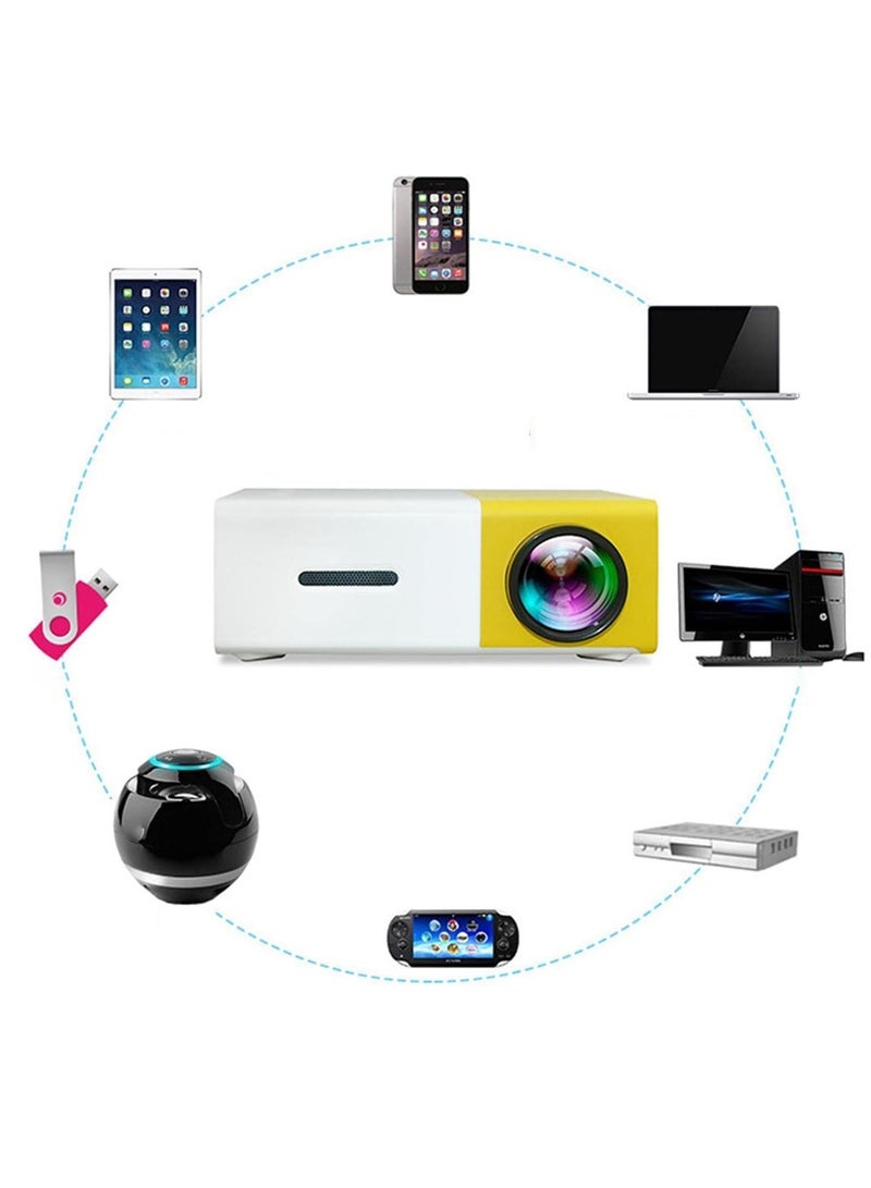 ELTRAZONE "YG300 Ultra-Compact Mini Projector – Robust and Portable for Smartphones, Laptops, and Home Entertainment" - Image 3