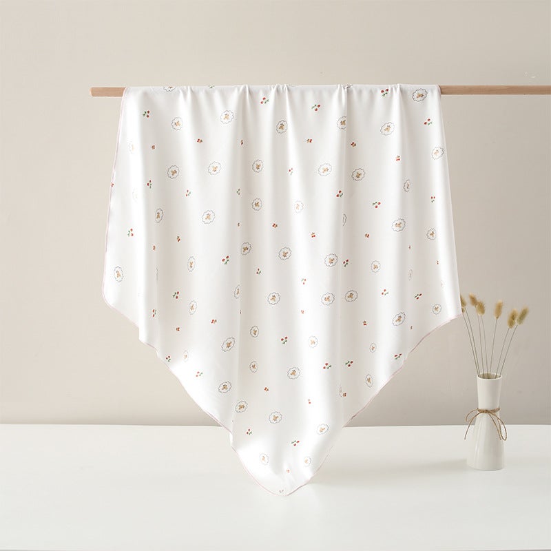 Newborn Baby Swaddle Blanket 90x90cm Pure Cotton - Image 4