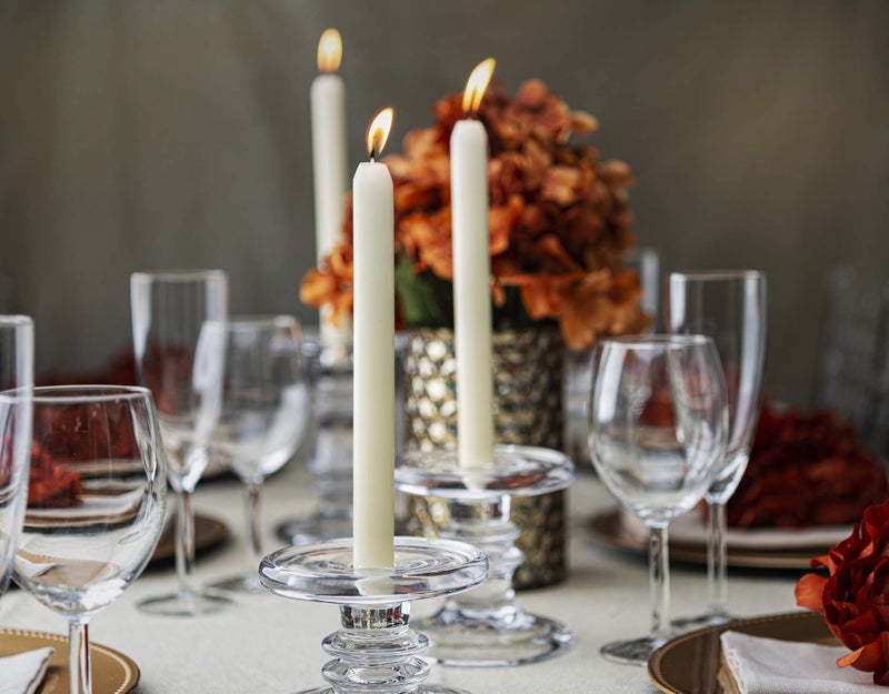 BOLSIUS Ivory Dinner Candles - 10 Pack Unscented 9 Inch Straight Taper Candle Set - 8 Hour Burn Time - Premium European Quality - Smokeless And Dripless Household, Spa, Wedding, And Party Candlestick - Image 2