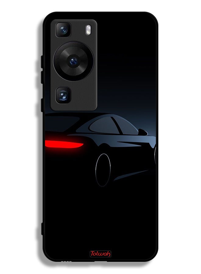 Tolwak Huawei P60 Pro Protective Case Cover Dark Car - Image 1