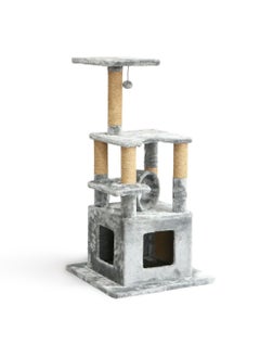 all for paws NP DESIGN CAT TREE GREY MEDIUM 