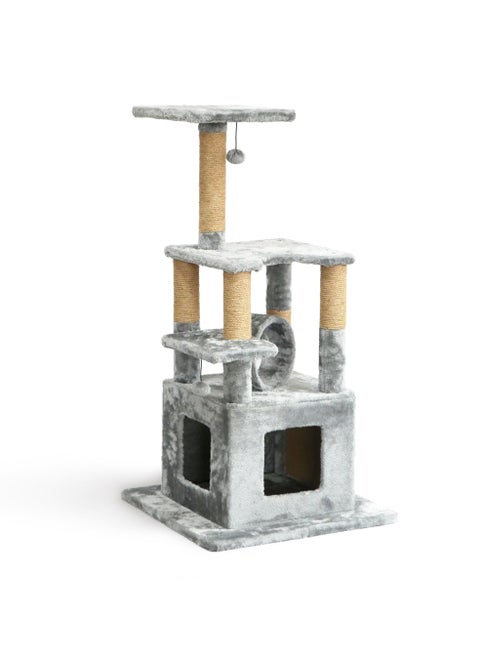 NP DESIGN CAT TREE GREY MEDIUM