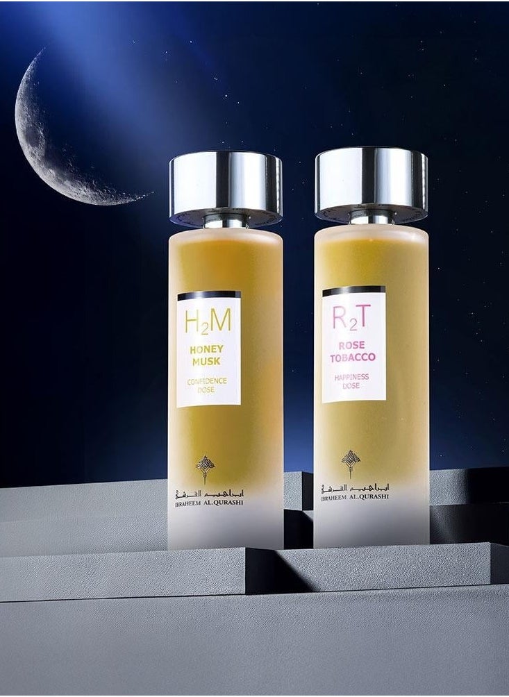 ابراهيم القرشي - عطر مسك العسل 75 مل + عطر روز توباكو 75 مل - Image 1