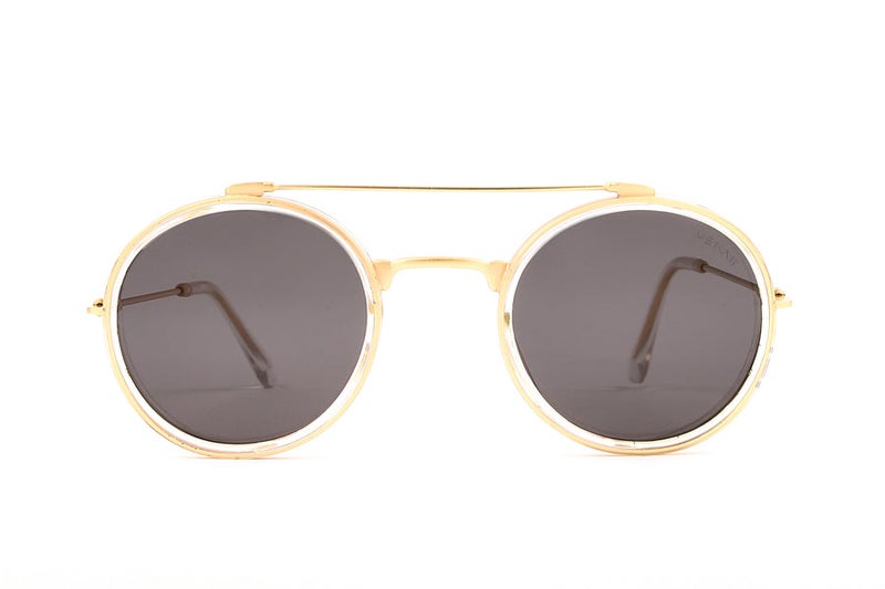 VEGAS Full Rim Round Unisex Grey  Sunglasses V2099 C5 - Image 2