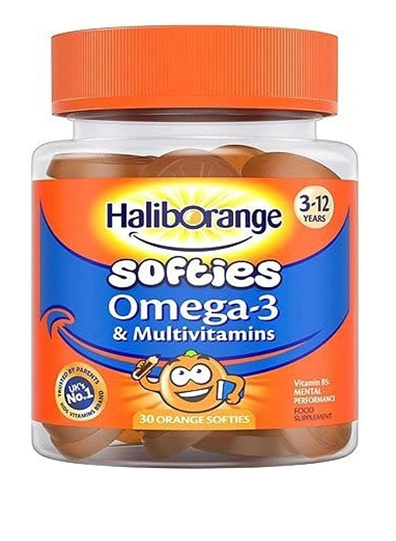 Haliborange Chewable fish oil vitamins for optimal brain eye and immune health
