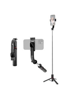 45.6-Inch Multi-function Selfie Stick Desktop Tripod with Telescoping Rod 6 Sections with Phone Clip Dual Detachable Beauty Fill Lights & Remote Control Compatible with Android 4.4/ iOS 5.0 System