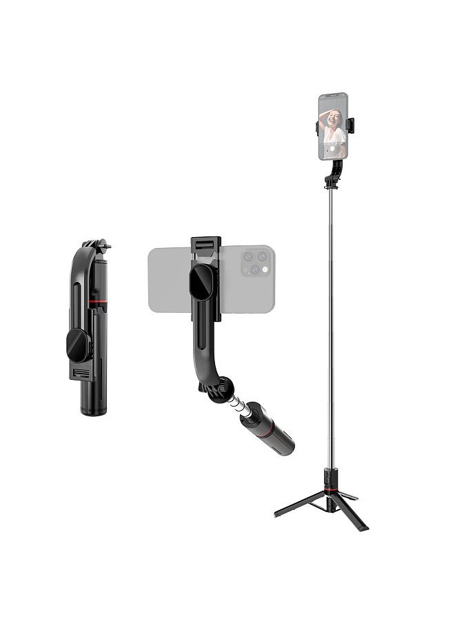 ANDOER - 45.6-Inch Multi-function Selfie Stick Desktop Tripod with Telescoping Rod 6 Sections with Phone Clip Dual Detachable Beauty Fill Lights & Remote Control Compatible with Android 4.4/ iOS 5.0 System - Image 1