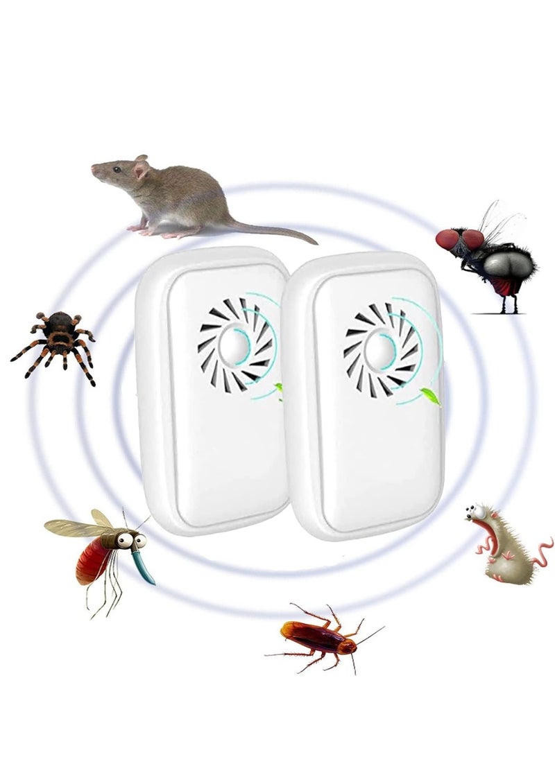 SOLARAE Ultrasonic Pest Repeller Mosquito Repellent Plug In Mouse Spider Indoor Silent & Energy Saving Deterrent for Mice Rodents Rat Fly Spiders Cockroaches - Image 1