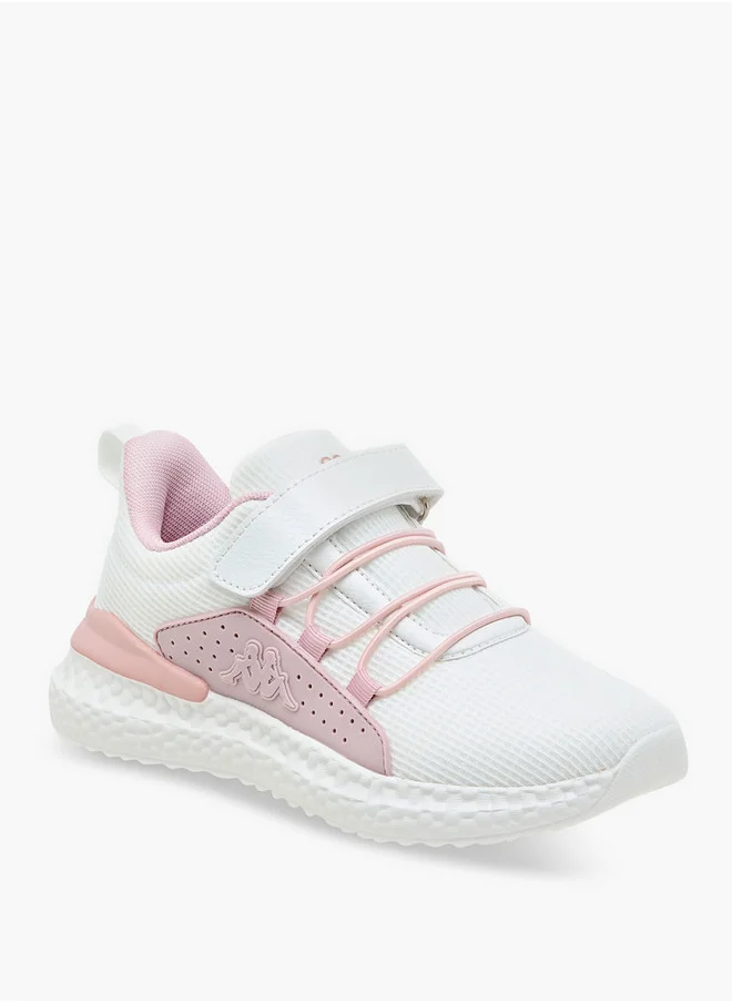 كابا Girls' Textured Sports Shoes with Hook and Loop Closure