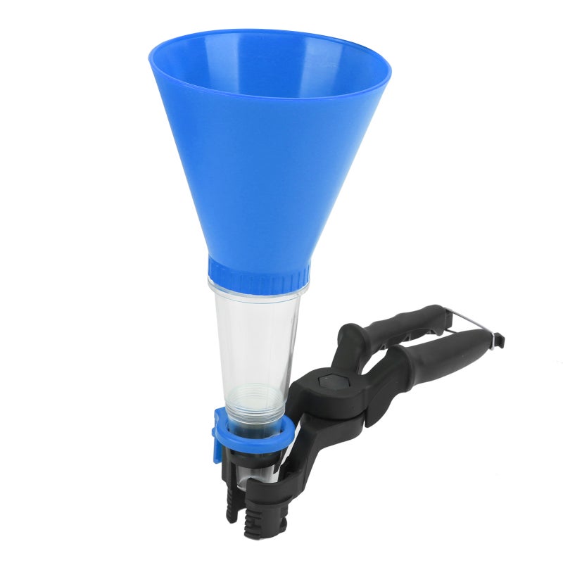 Engine Oil Funnel Kit Blue Anti-Static ABS - Adjustable Connector Fuel Funnel Kit for Engine Oil Filling - Image 4