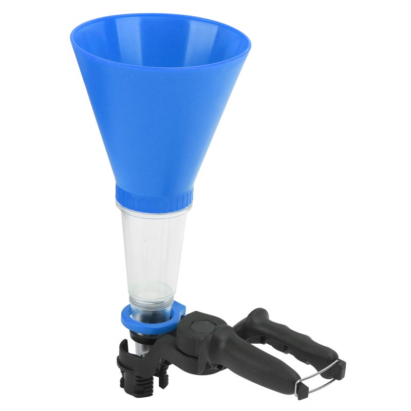 Engine Oil Funnel Kit Blue Anti-Static ABS - Adjustable Connector Fuel Funnel Kit for Engine Oil Filling - Image 3