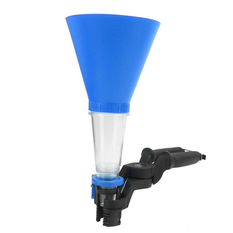 Engine Oil Funnel Kit Blue Anti-Static ABS - Adjustable Connector Fuel Funnel Kit for Engine Oil Filling - Image 5