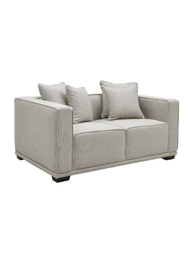 ميكاسا أريكة بمقعدين بتصميم أنيق وعصري، باللون البني الفاتح 68 × 93 × 164 سم SF-008-2S - Image 2