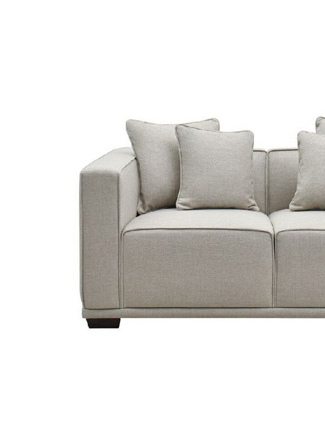 Micasa 2-Seater Elegant and Modern Design Sofa Beige 68 x 93 x 164 cm SF-008-2S - Image 3