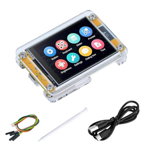 Hosyond 2.8 Inch ESP32 Display Resistive Touchscreen with Acrylic Case, ILI9341 Driver 240x320 TFT LCD Module for Arduino IOT - Image 1