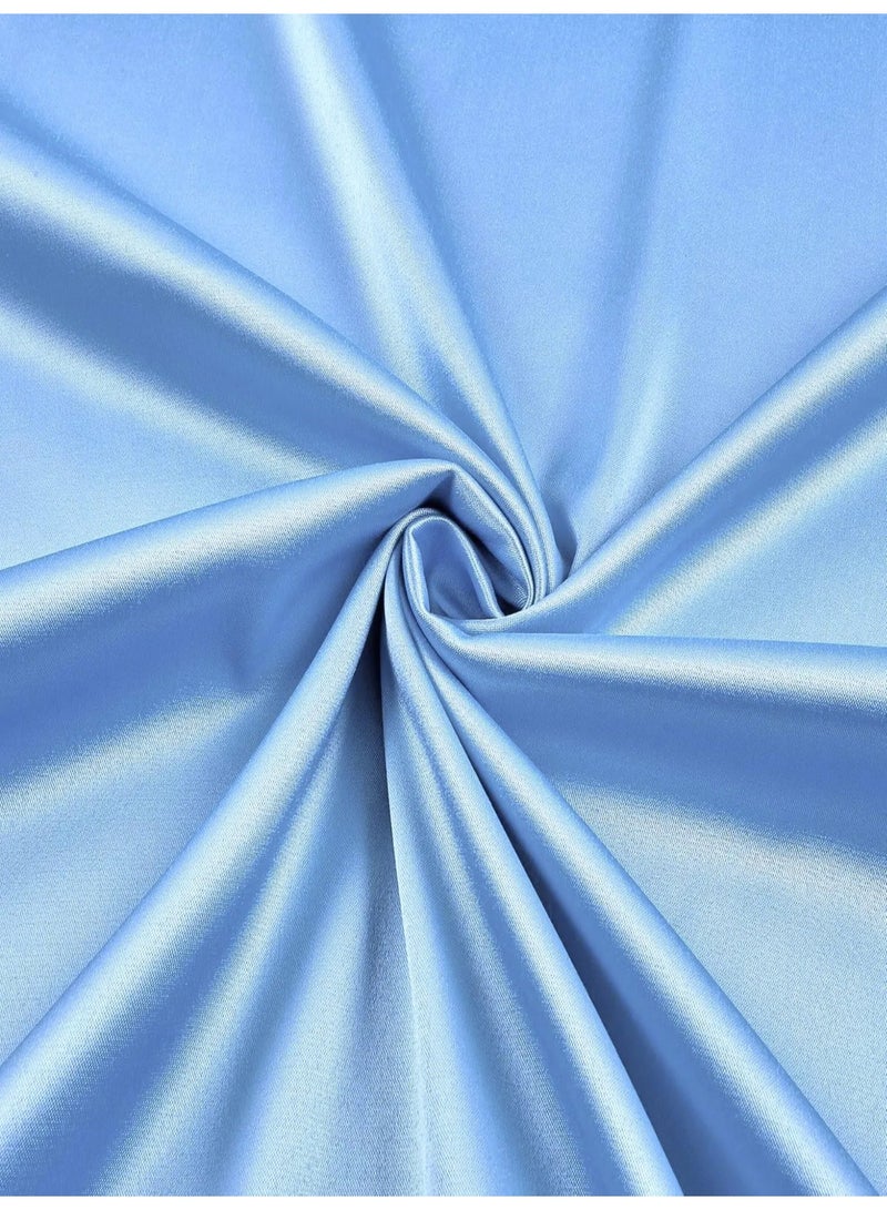 JewelOnPalette Bridal Duchess Satin Fabric, Peau de soie, Matt finish, 56 inch width, Cut By The Meter Yard, Heavy Quality for Gowns, Dresses and Formal Wear - Image 1