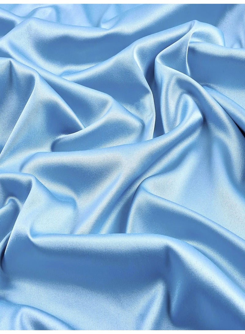 JewelOnPalette Bridal Duchess Satin Fabric, Peau de soie, Matt finish, 56 inch width, Cut By The Meter Yard, Heavy Quality for Gowns, Dresses and Formal Wear - Image 2