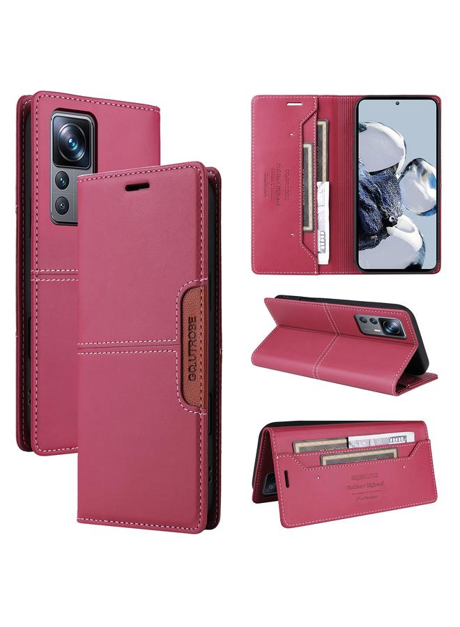 The Bros Case For Xiaomi 12T / 12T Pro G01 RFID Anti-theft Leather Phone Case