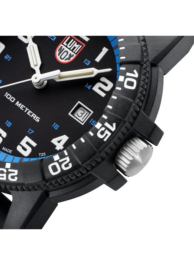 Men's Analog Round Shape Polyurethane Wrist Watch XS.0324 - 44 Mm