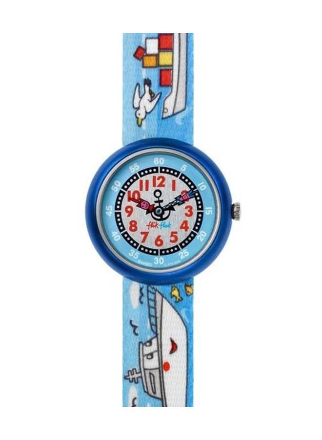 Swatch Kids Unisex Sea Anchor Quartz Movement Water Resistant Wrist Watch - 34 Mm - Image 1