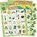 Fancy Land StPatricks Day Bingo Game for Kids 24 Players Green Shamrock Party Game Supplies - Image 2