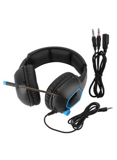 Thoraya SADES SA818 Wired Gaming Headset Gaming Headphone for PS4 Laptop Xbox one Blacke Blue  - Image 1