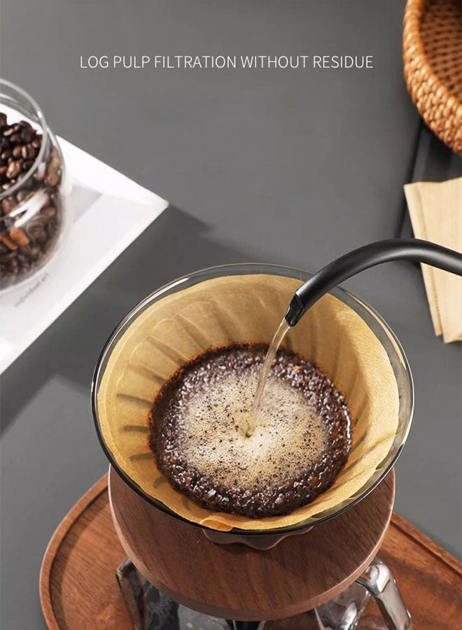 Cone Coffee Filter in White V60 size having 100 Pieces Disposable Paper - Coffee Filter Paper Can be used in Home - Office and for Traveling Purposes as well - Image 3