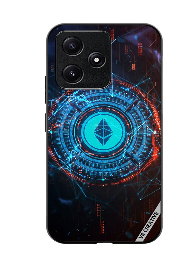 VR CREATIVE Protective Case Cover For Xiaomi Poco M6 Pro 5G Ethereum Design Multicolour - Image 1