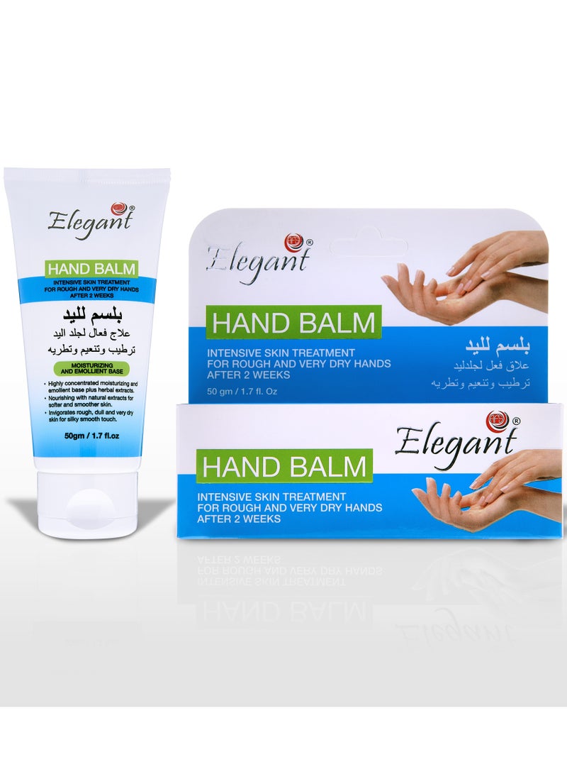 Elegant Hand Balm for Rough & Very Dry Hands, 50g, Daily Moisture with Soothing Action  - Image 1