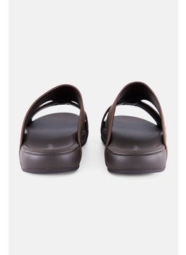 Algspar Men 2 Strap Slip On Arabic Sandals, Brown  - Image 2
